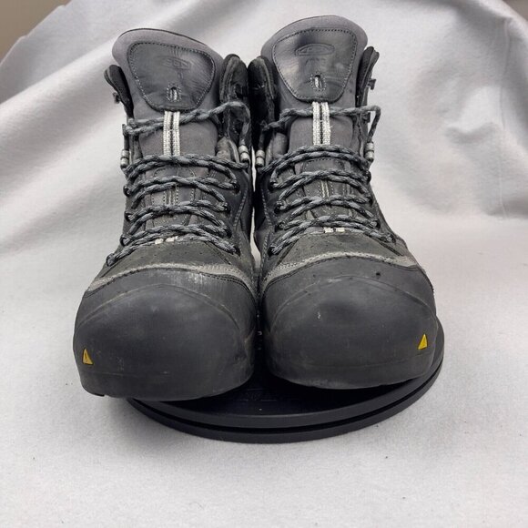 Keen Utility Davenport Gray Mid Composite Toe Waterproof Work Boots Mens 13 main image 4